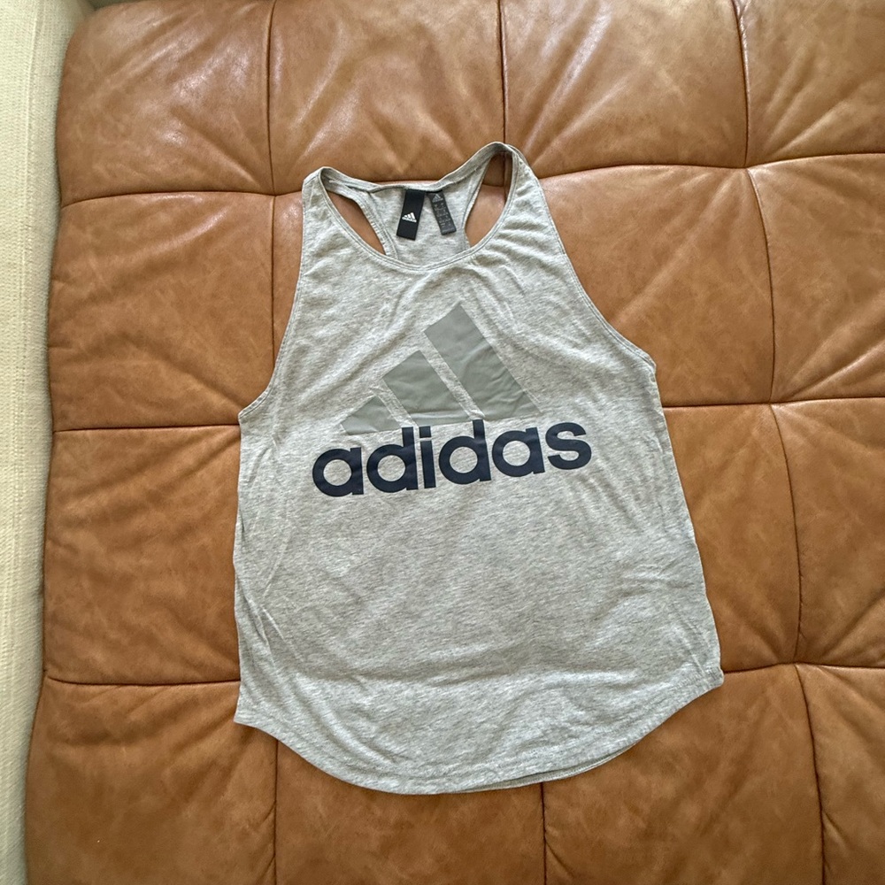 Adidas Women's Heather Gray Tank